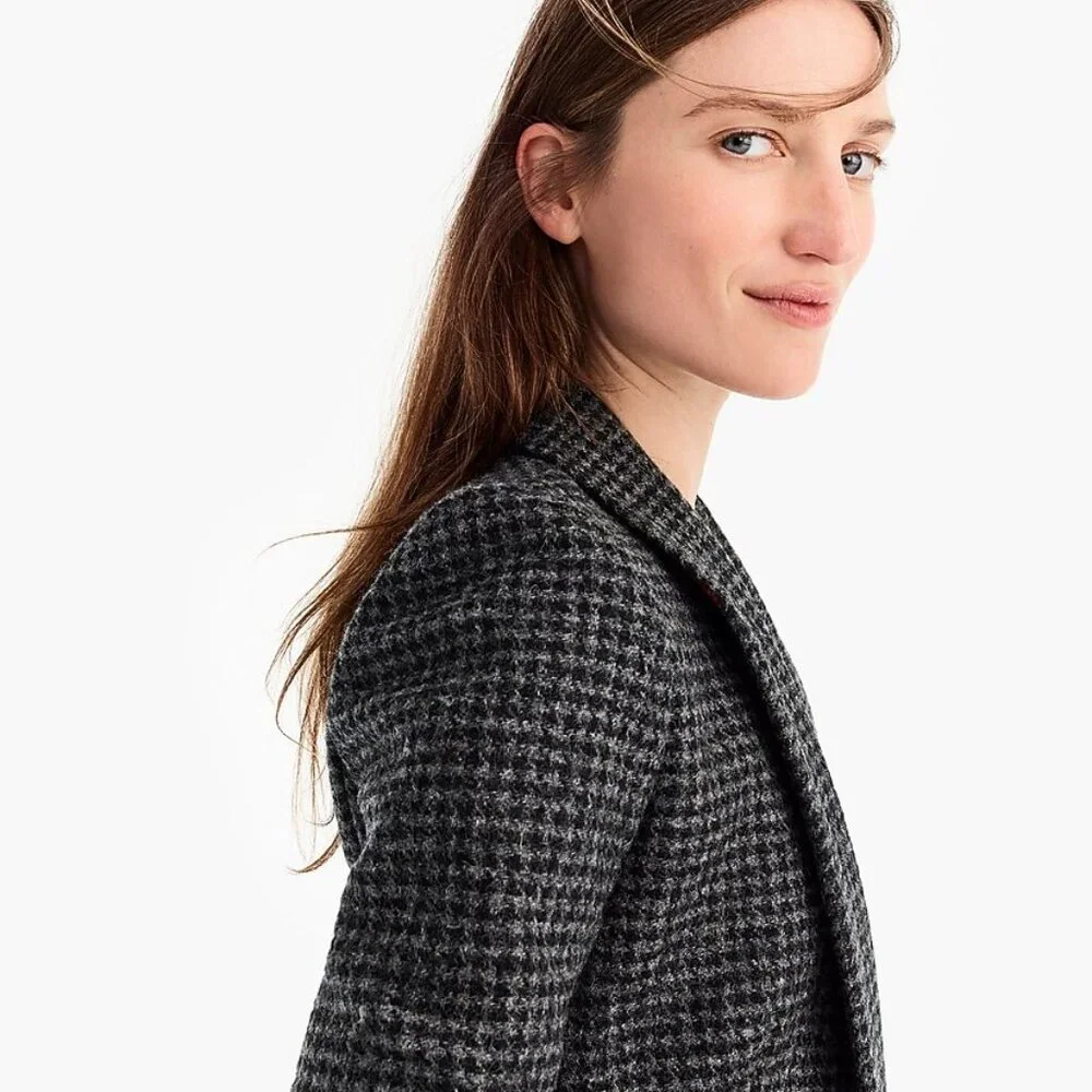 J. Crew Parke Wool Blazer in Houndstooth - NWT sz 6